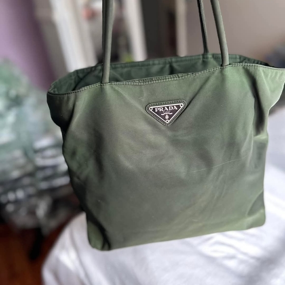Prada Forest Green Women's Tote - Picture 11 of 15